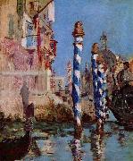 Edouard Manet Canale Grande in Venedig oil on canvas